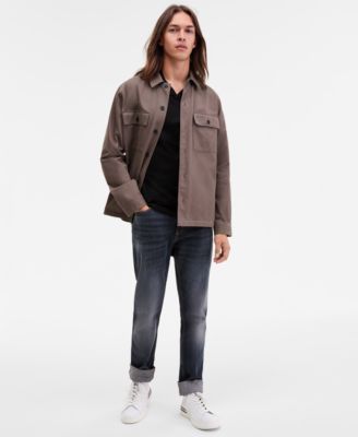 Men's Epoldo Oversized-Fit Long-Sleeve Shirt