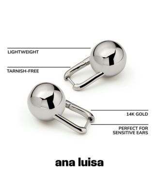 Statement Earrings - Perry Silver