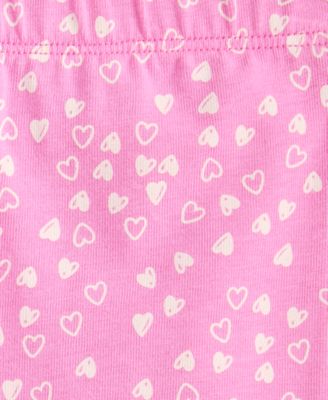 Girls Toddler 2T-4T Mini Hearts Flare Pants, Macy's Exclusive