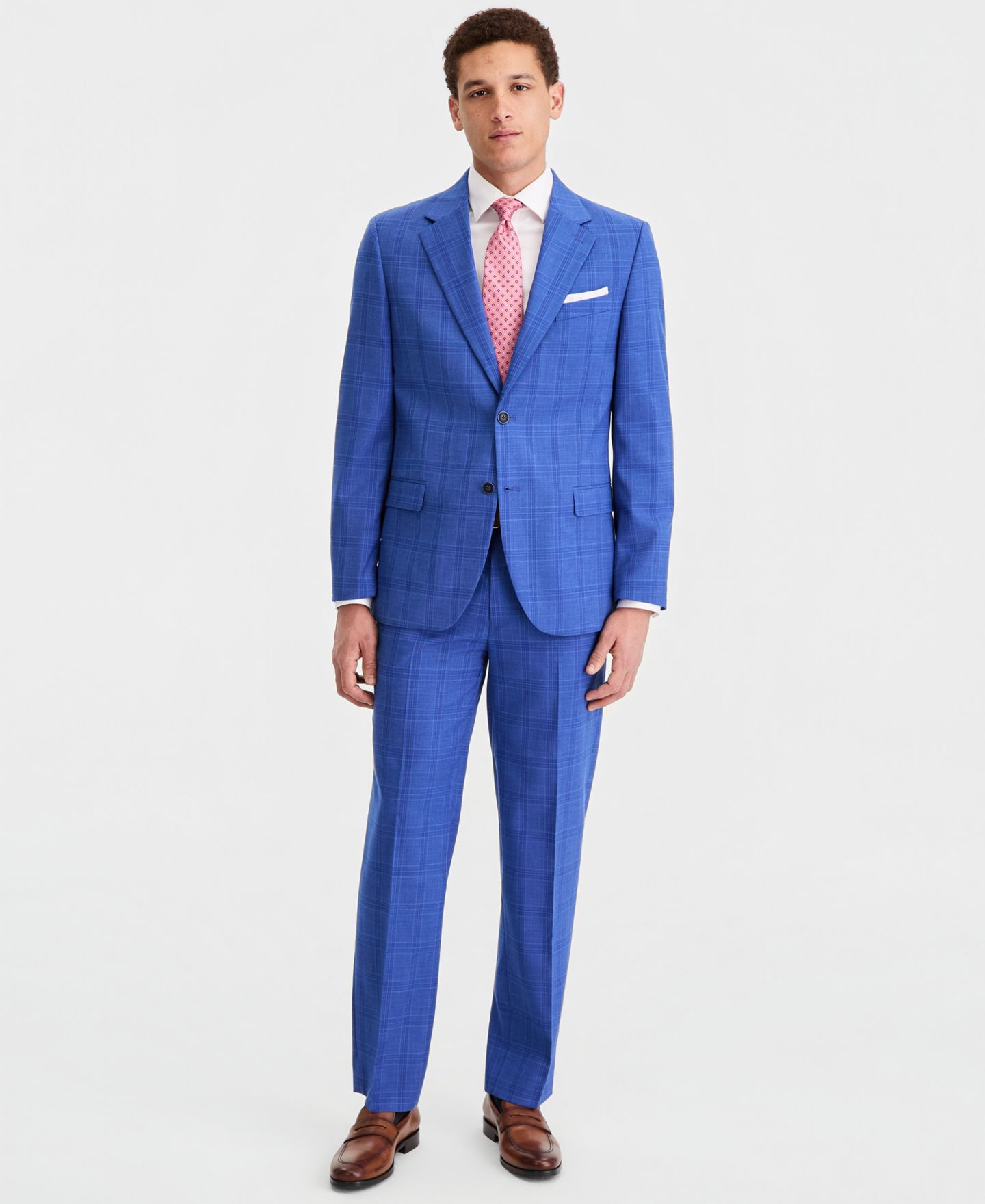 Мужские комплекты Nautica Modern-Fit 2-Piece Suit, цвет: Синий — фото 2