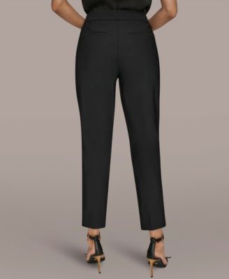 Women's Flat Front Button Pants