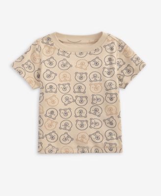 First Impressions - Boys Toddler 2T-4T Short-Sleeve Bear-Print T-Shirt