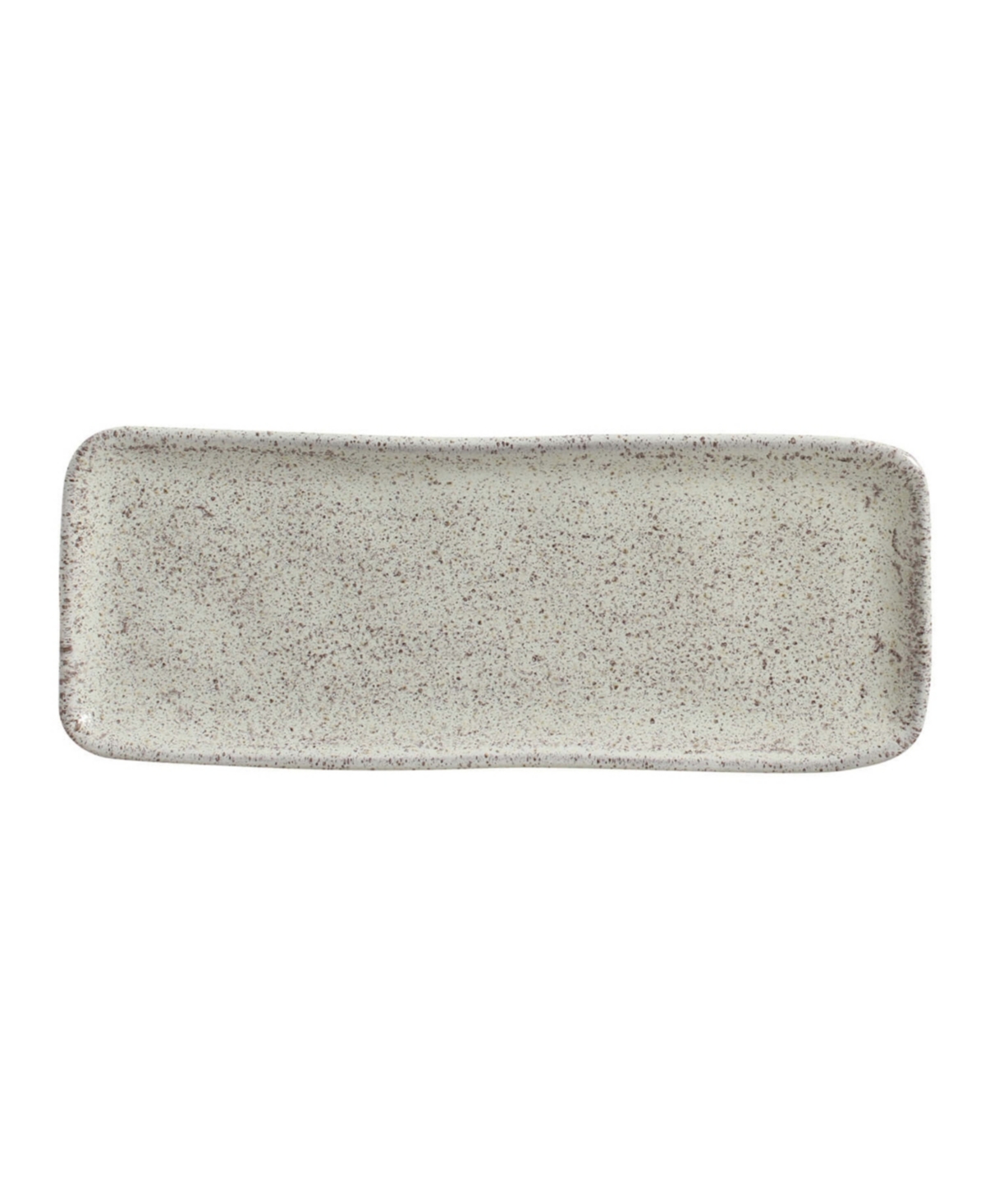 Porto Brasil 12.99" Stoneware Medium Rectangular Platters, Set Of 4 In Neutral