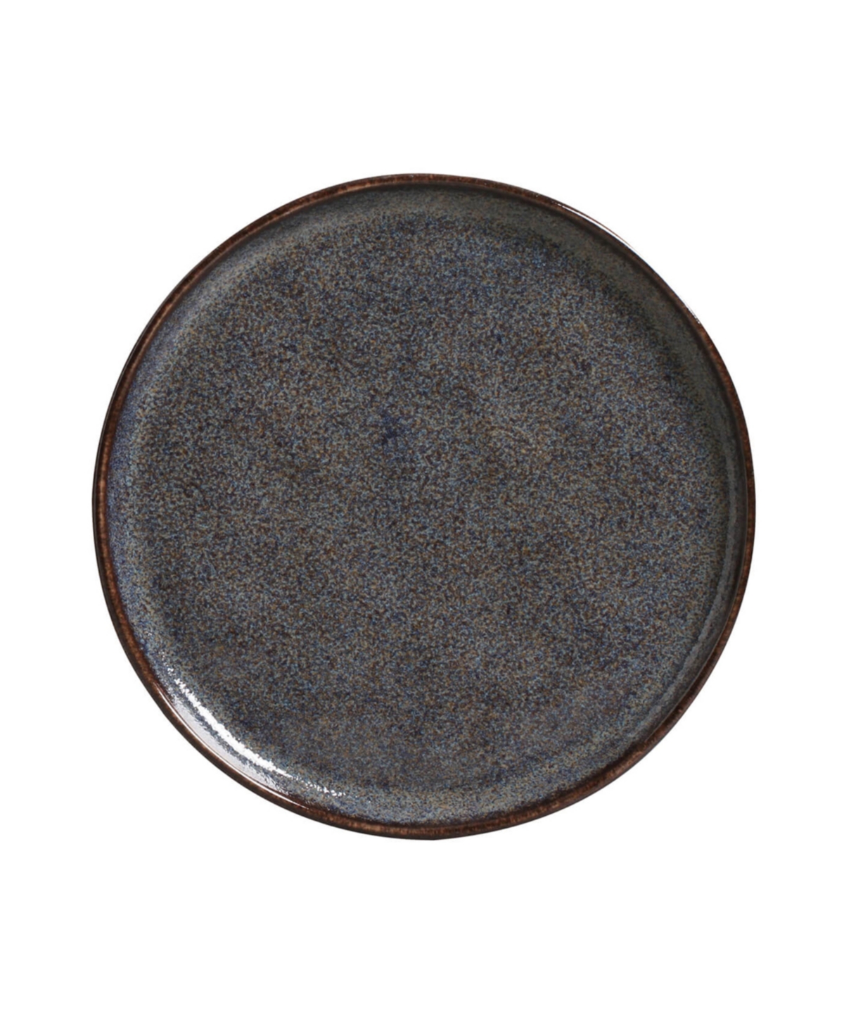Porto Brasil Stoneware Dessert Plates, Set Of 6 In Brown