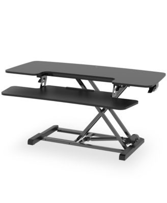 M7 Series 40"W Manual  Adjustable Standing Desk Converter, Black