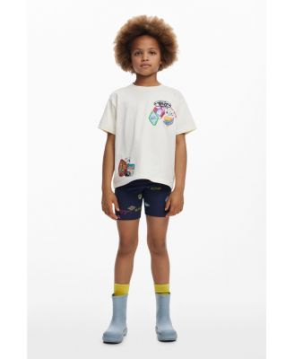 Boys Boys's T-shirt with embroidered patches