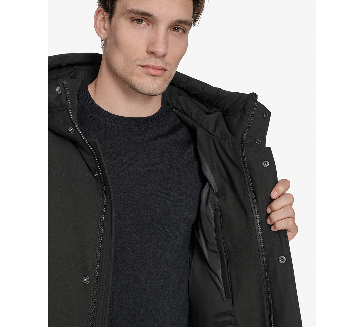 Marc New York Men's Rummel Core Hooded Stadium Coat