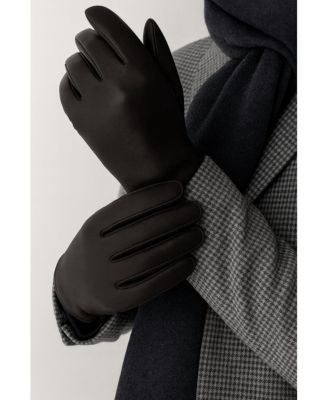 Men's Men`s Premium Lamb Leather Touchscreen Gloves "JORDAN" Cashmere Lining