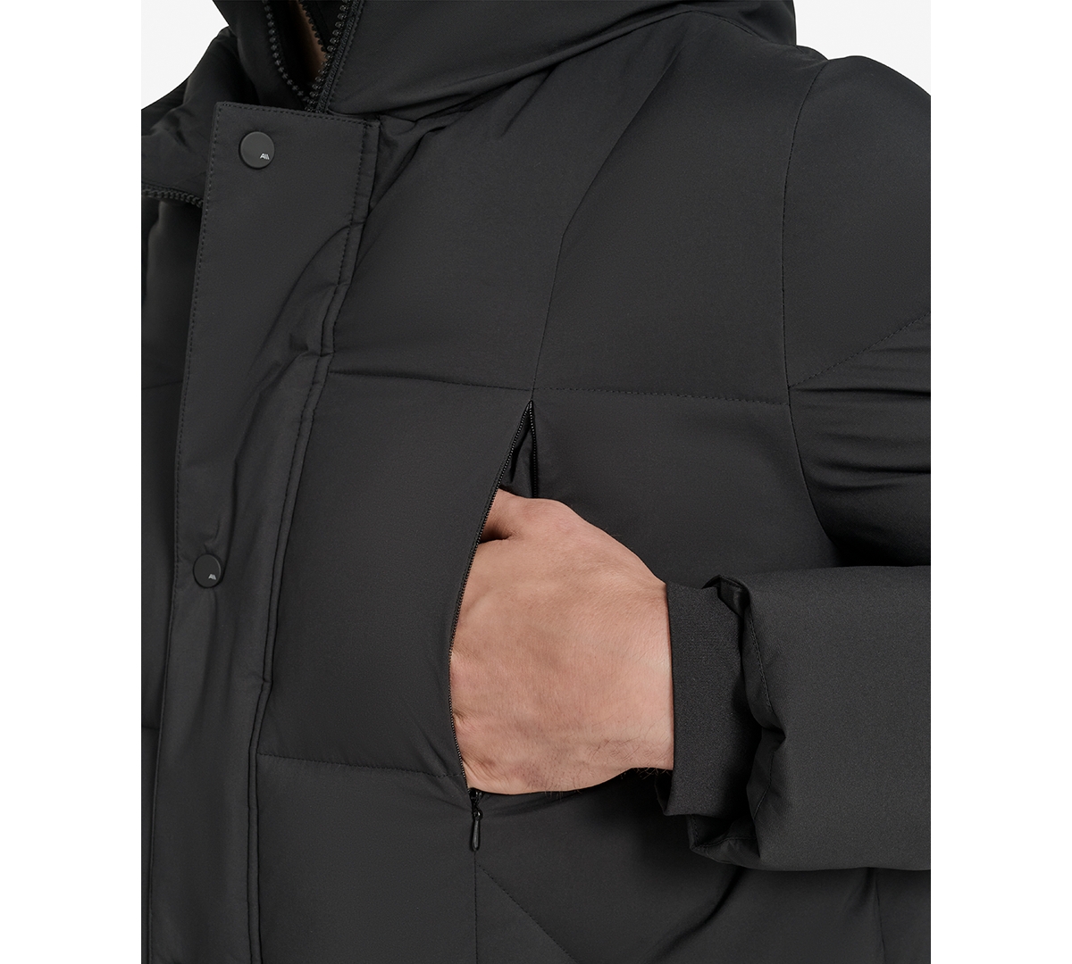 Marc New York Men's Millstream Tech Down Parka Jacket In Black