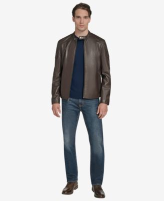 Men's Maitlin Leather Moto Jacket