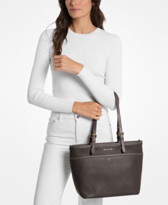 Michael Kors Winston Large Leather Zip-Top Tote Bag
