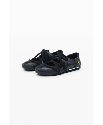 Women's Leather lace-up sneaker