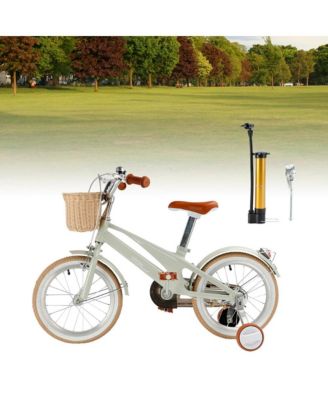 16-Inch Kids Bike for Ages 5-9 with Lightweight Magnesium Frame, Training Wheels & Dual Brakes for Safe Riding