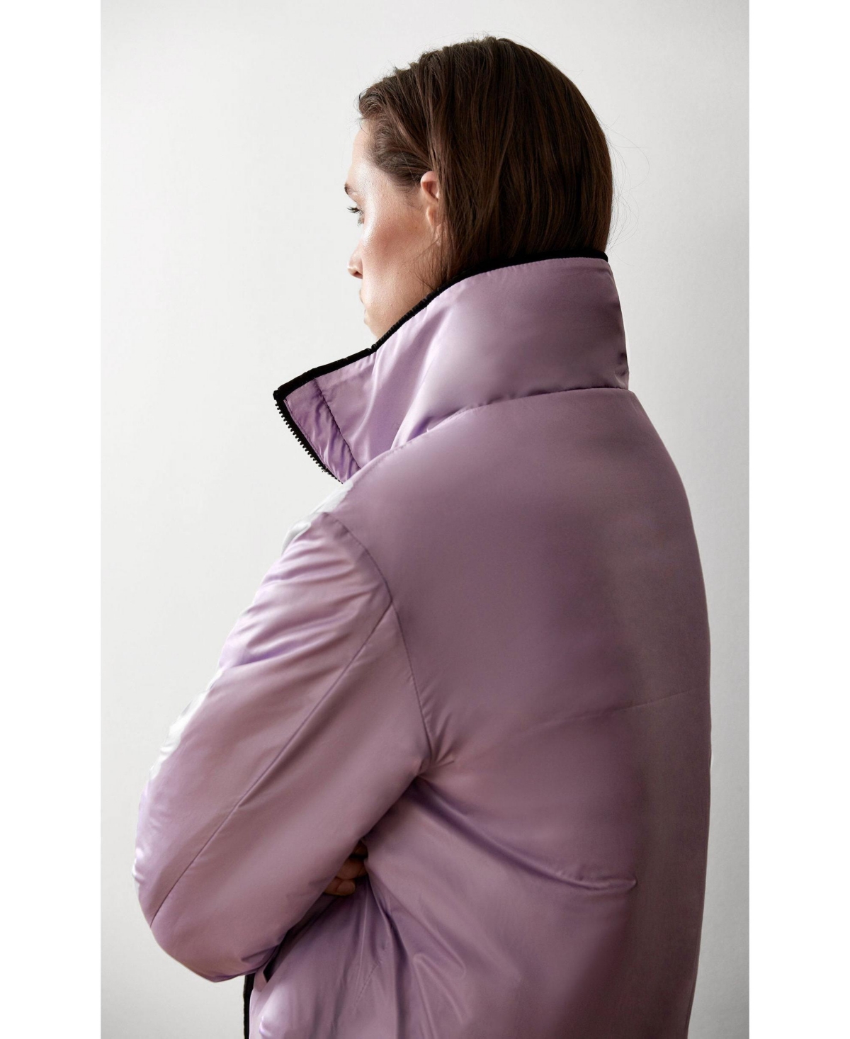 Caalo Women's Sustainable Reversible Cropped Coat