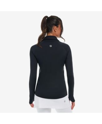Women's UPF 50+ Sun Protective Quarter Zip Polo