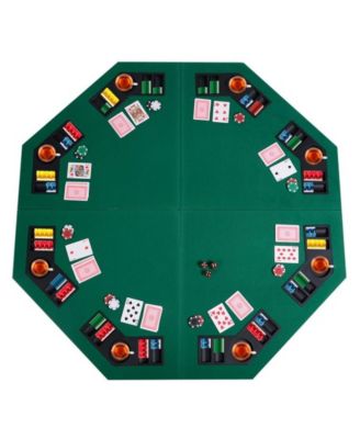 48 Inch 8 Players Octagon Fourfold Poker Table Top