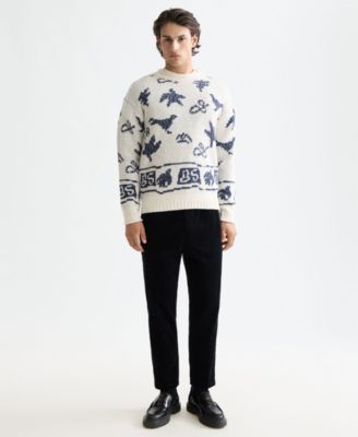Men's Drop Shoulder Crewneck Sweater