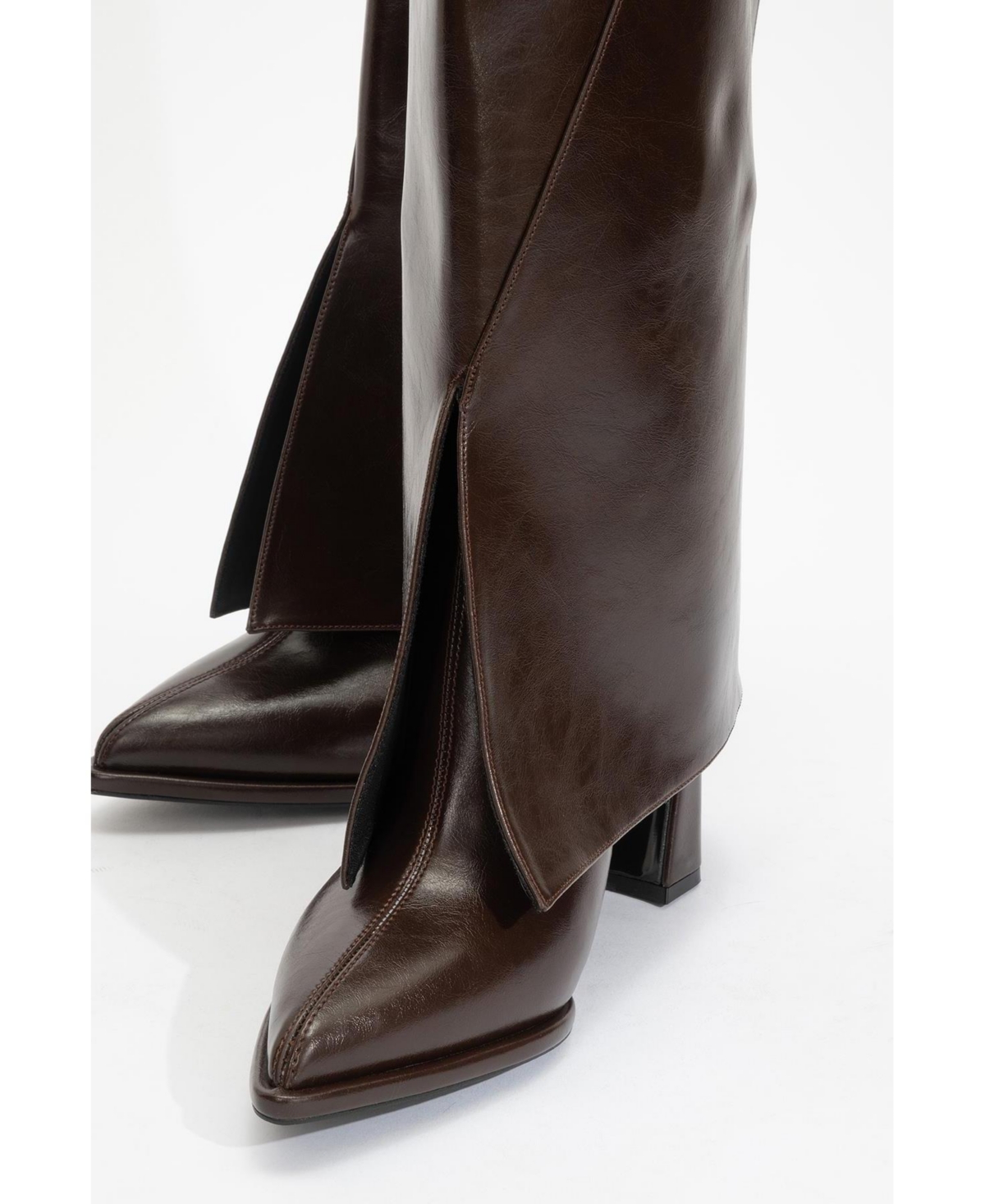 Prologue Shoes Aja Block Heel Convertible Knee High Boot (Women)