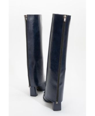 Women Aja Block Heel Convertible Knee High Boot