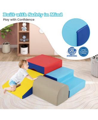 Climb and Crawl Foam Block Play Set for Infant Baby