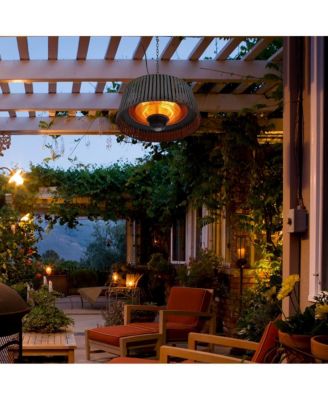 Hanging Heater Lamp, 1500W Waterproof Electric Patio Heater with Remote Control