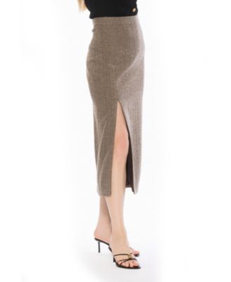 Women's Onyx Tweed Skirt