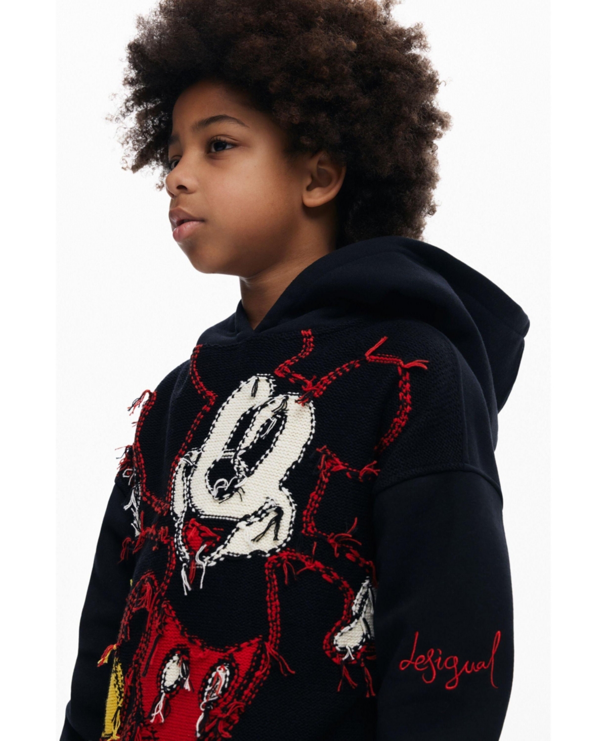 Desigual Girls's Mickey Thread Sweatshirt