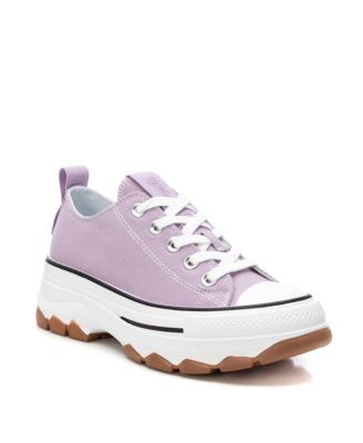 Women's Lace-Up Canvas Sneakers Refresh Collection By XTI