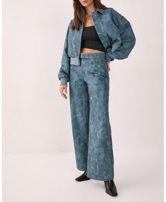 Women's Studded Detail Belted Trouser