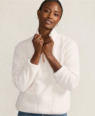 Women's Half Zip Cozy High Pile Fleece Pullover