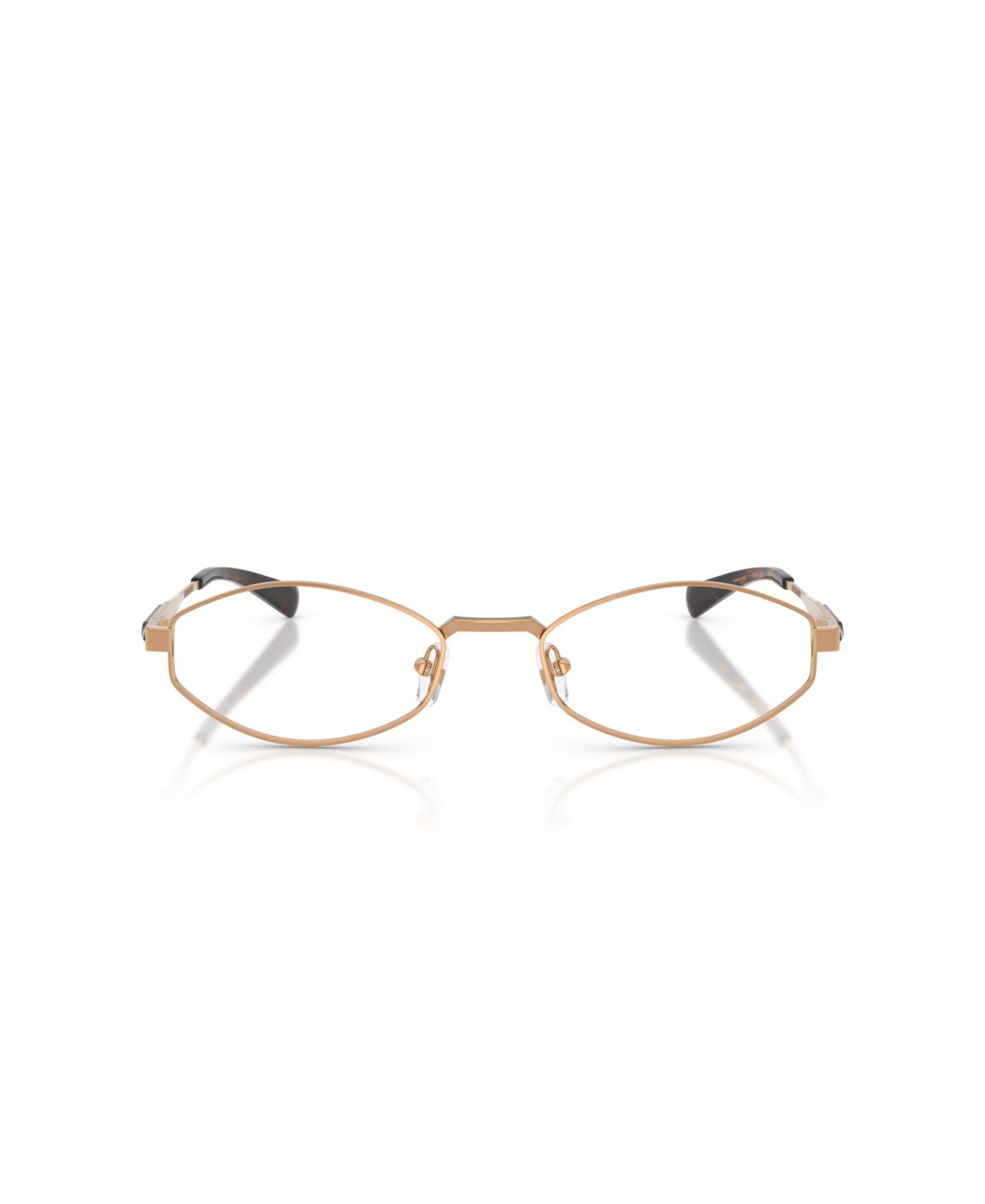Мужские солнцезащитные очки Michael Kors Oval Palo Alto Sunglasses, MK1175, цвет: Бежевый золотой — фото 8
