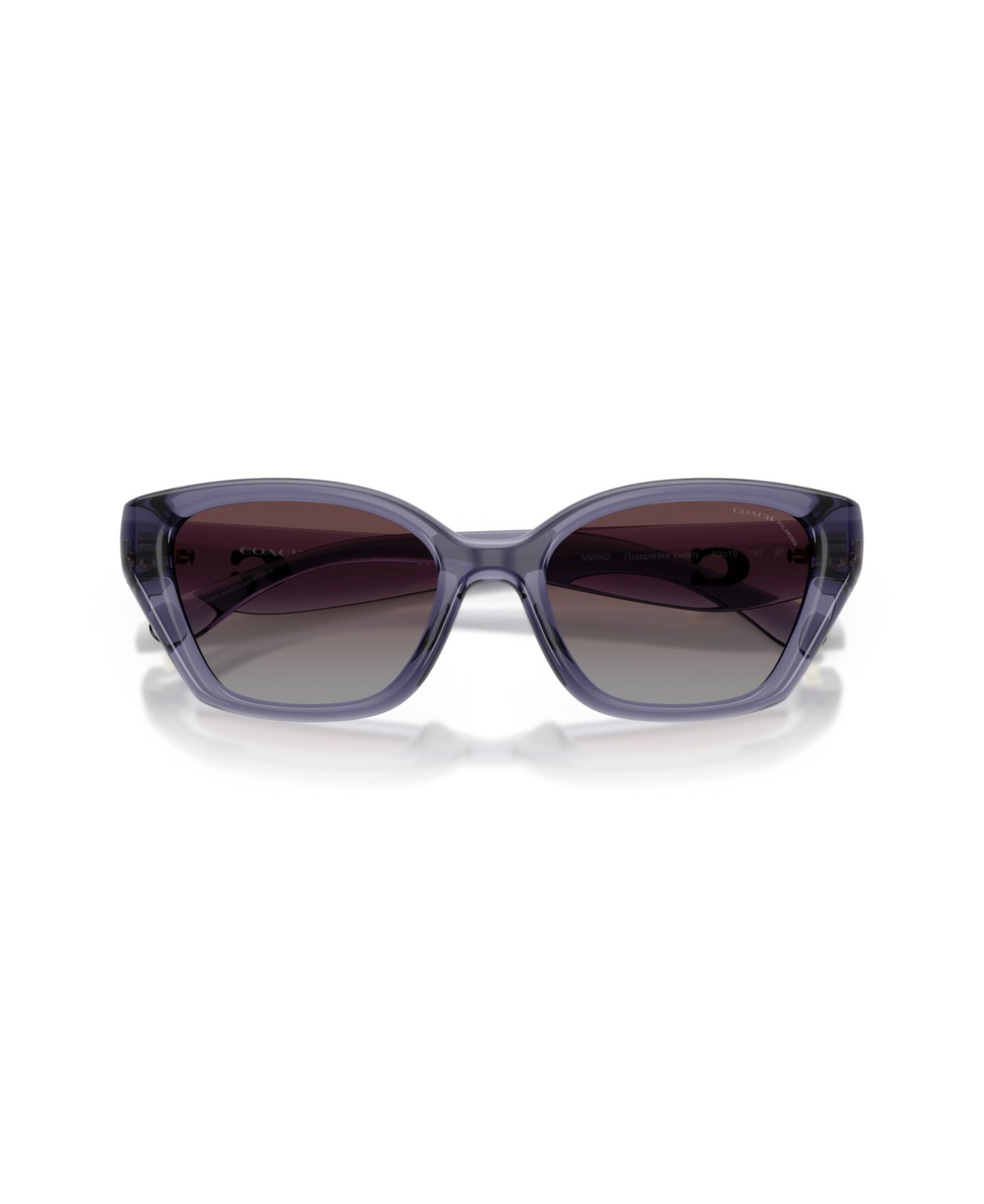 Женские солнцезащитные очки COACH Polarized Sunglasses, CBY91, цвет: Чёрный — фото 13