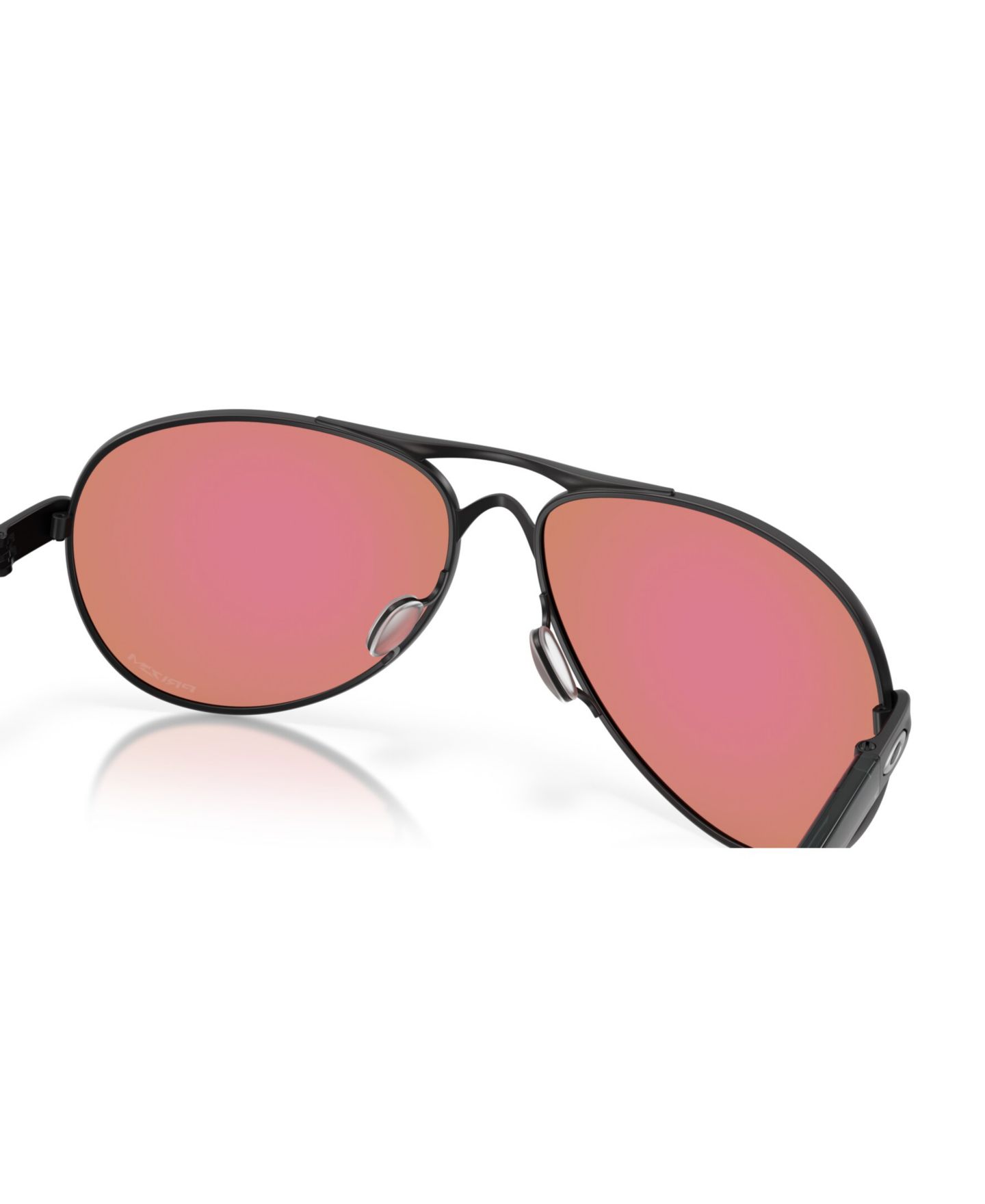 Женские солнцезащитные очки Oakley Round Sunglasses, Feedback OO4079, цвет: Атласный чёрный — фото 8