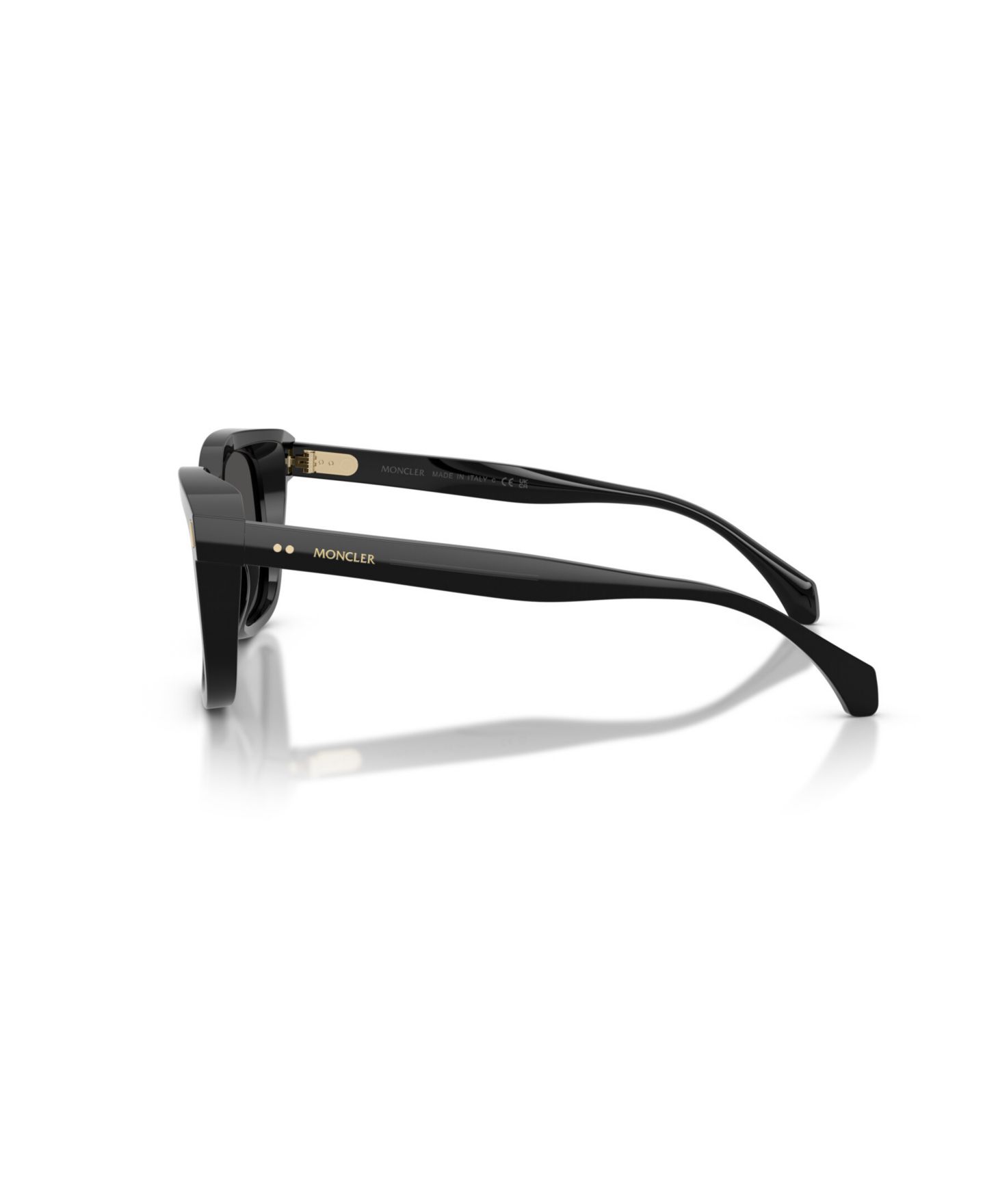 Солнцезащитные очки Moncler Unisex Polarized Valaire, ME6018, цвет: Блестящий чёрный — фото 4