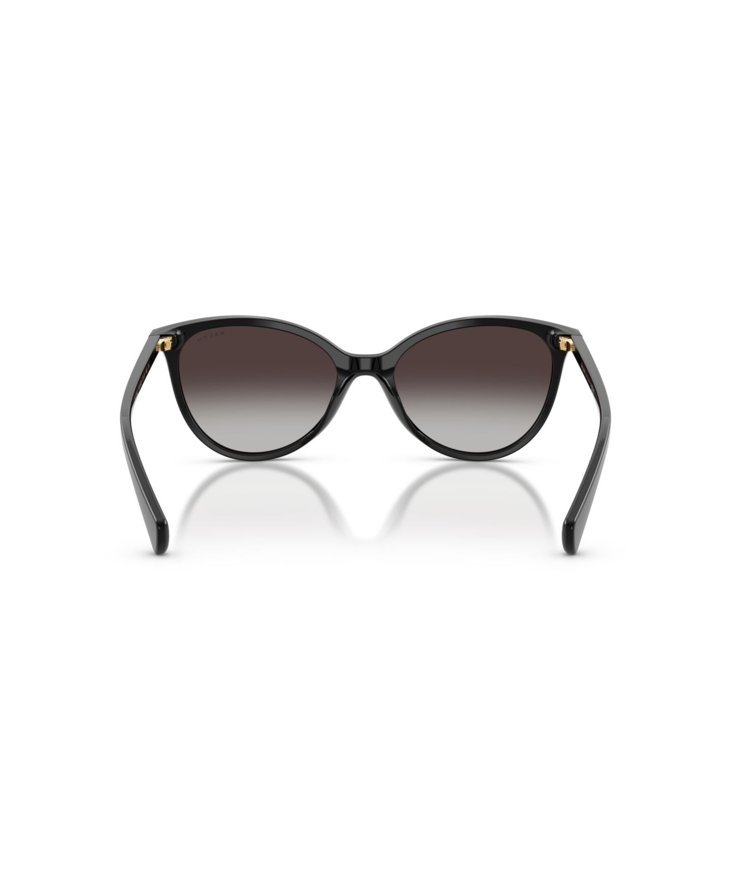 Женские солнцезащитные очки Ralph by Ralph Lauren Round Sunglasses, RA5339U, цвет: Блестящий чёрный — фото 9