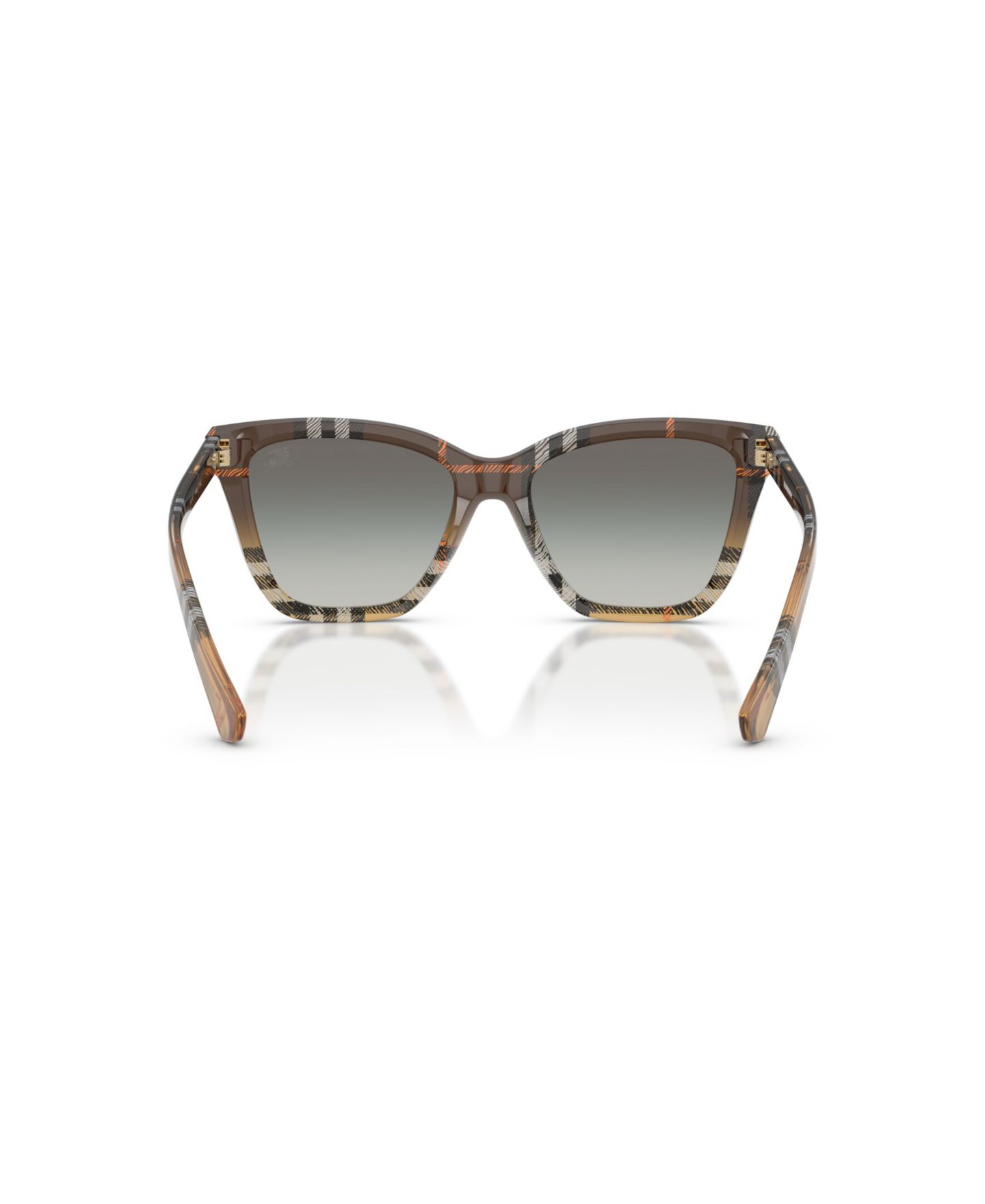 Женские солнцезащитные очки Burberry Square Sunglasses, BE4470, цвет: Клетчатый песочный — фото 3