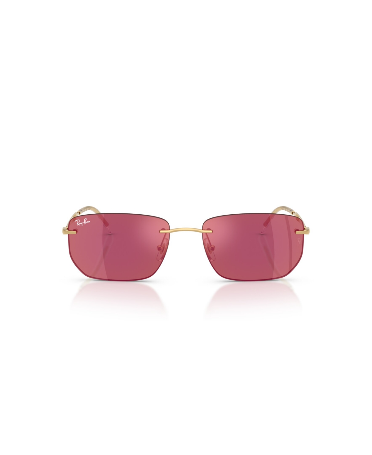 Ray Ban Unisex Geometric Sunglasses, Rb3768 In Pink