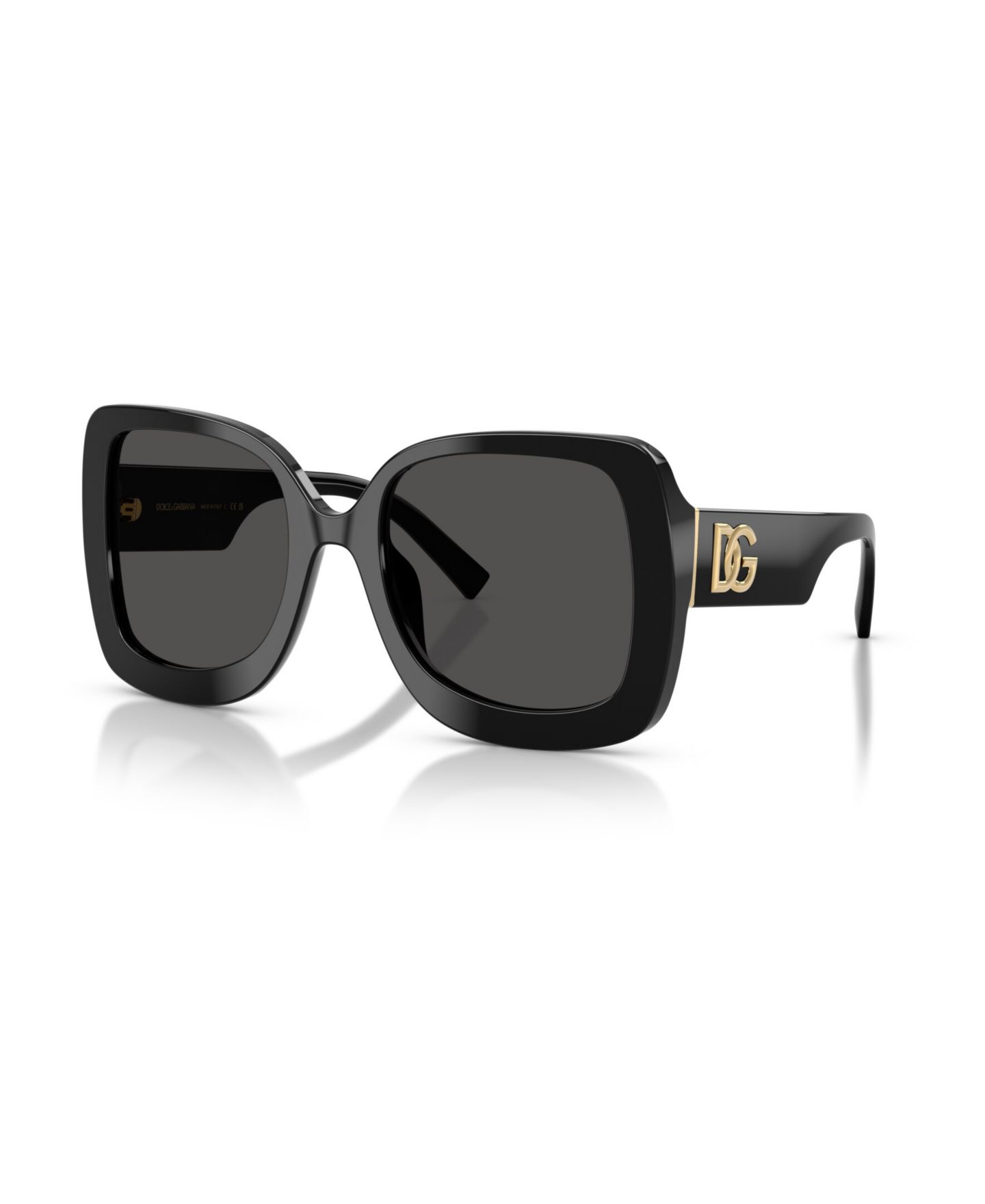 Женские солнцезащитные очки Dolce&Gabbana Square Sunglasses, DG4513, цвет: Чёрный — фото 1