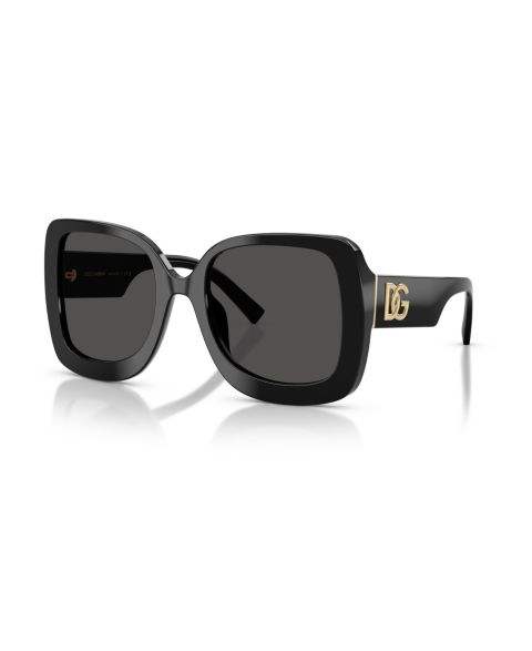 Женские солнцезащитные очки Dolce&Gabbana Square Sunglasses, DG4513, цвет: Чёрный