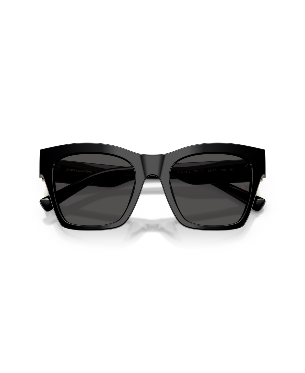 Dolce & Gabbana Women's Square Sunglasses, Dg4512 In Black