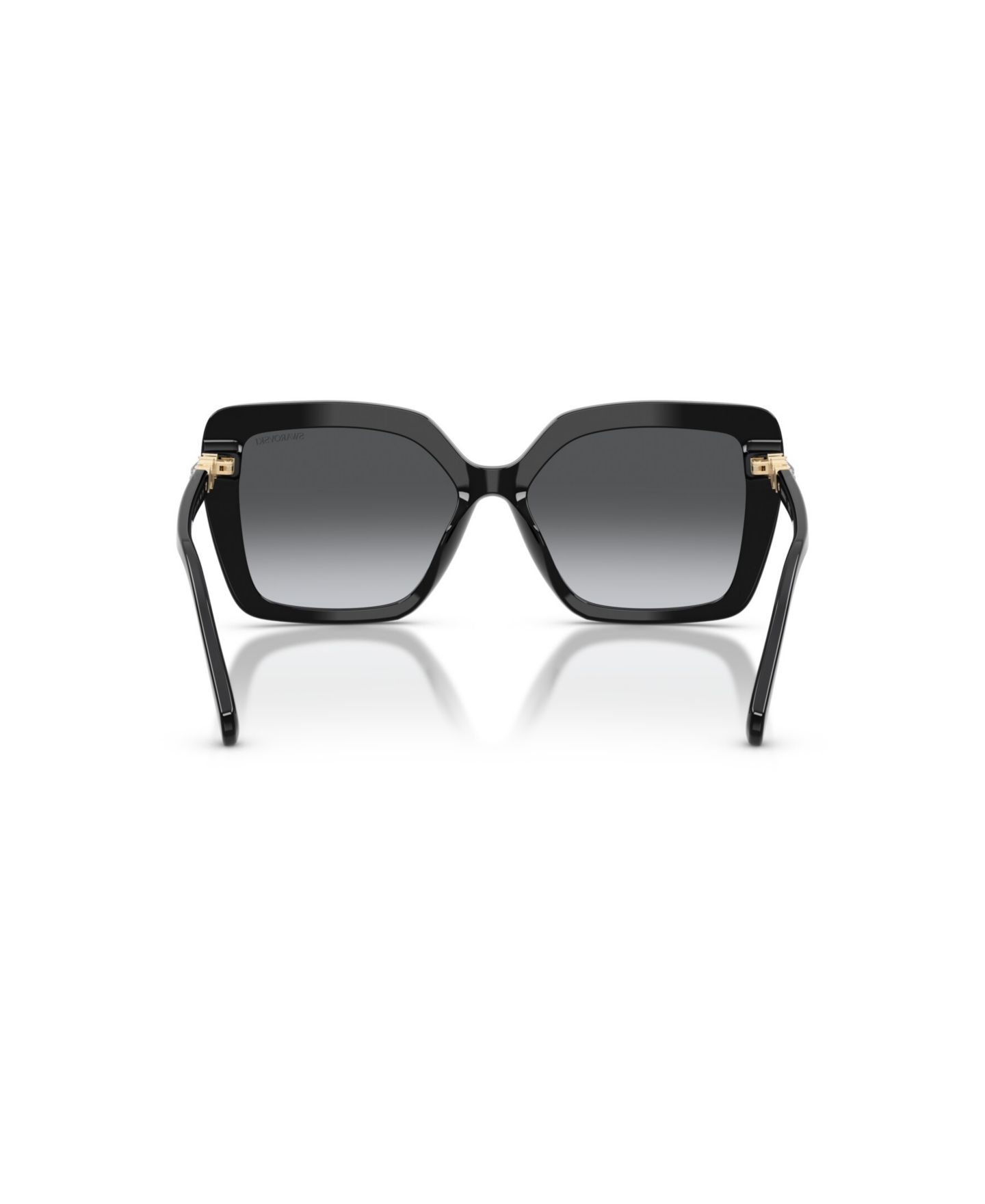 Женские солнцезащитные очки Swarovski Butterfly Sunglasses, SK6049, цвет: Чёрный — фото 4