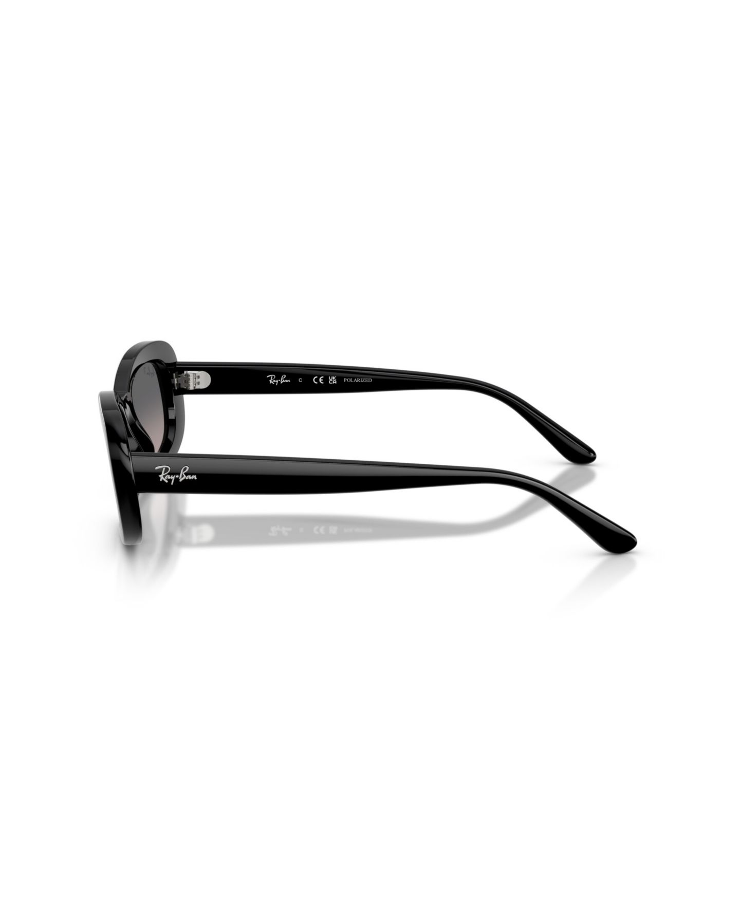 Женские солнцезащитные очки Ray-Ban Polarized Sunglasses, RB2221F, цвет: Чёрный — фото 3