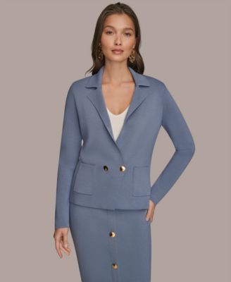 Donna Karan New York - Women's Long Sleeve Sweater Blazer