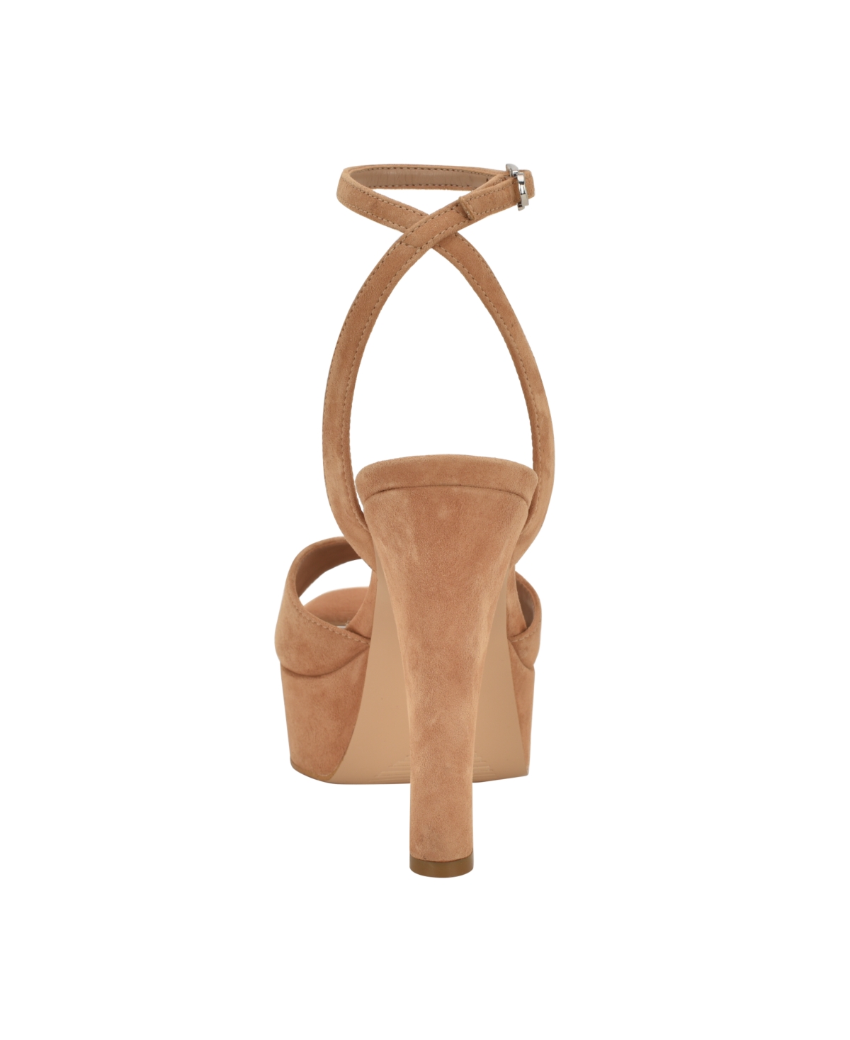 Guess Women's Hitten High Block Heel Platform Sandals In Brown