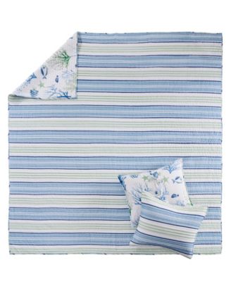 Home Harbor Bay Reversible 3-Pc. Quilt Set, King/California King