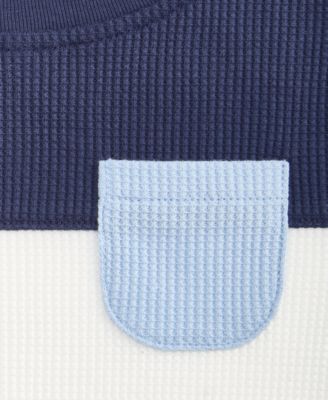 Boys Toddler 2T-4T Long-Sleeve Waffle Colorblocked T-Shirt, Macy's Exclusive