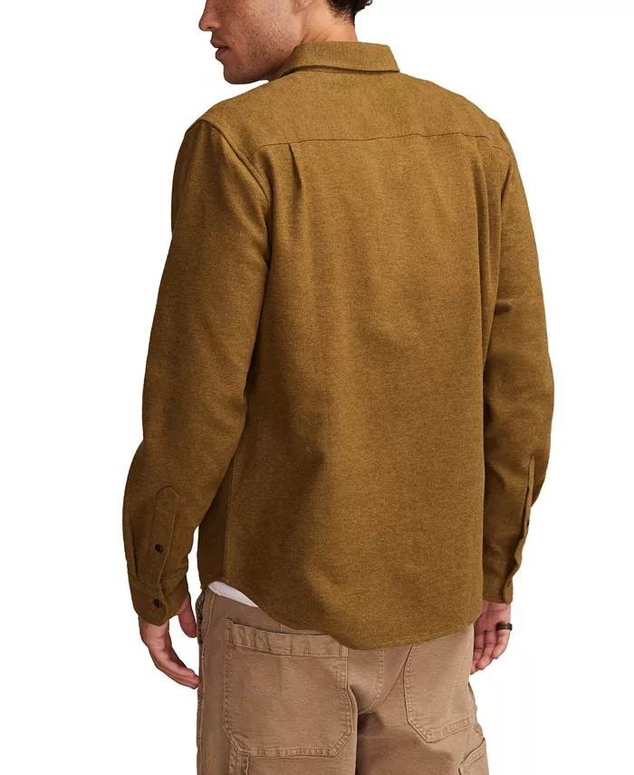 Men's Solid Cloud Soft Flannel Long-Sleeve Shirt - thumbnail 4