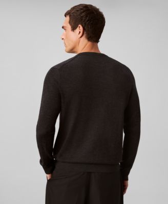 Men's Merino Wool Blend Crewneck Sweater
