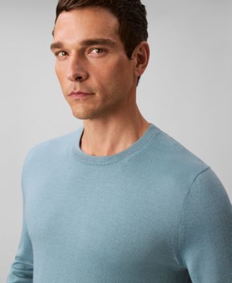 Men's Merino Wool Blend Crewneck Sweater
