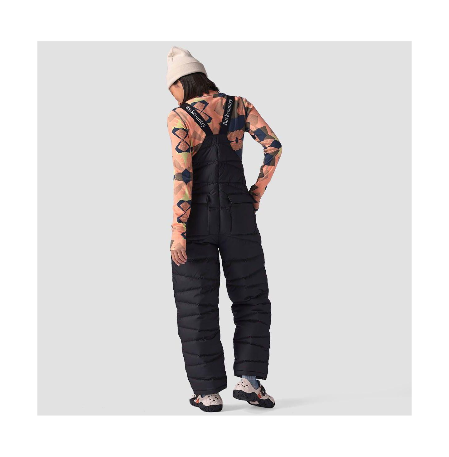 Женский комбинезон Backcountry Stansbury Allied Down Overall Jumpsuits, цвет: Чёрный — фото 7